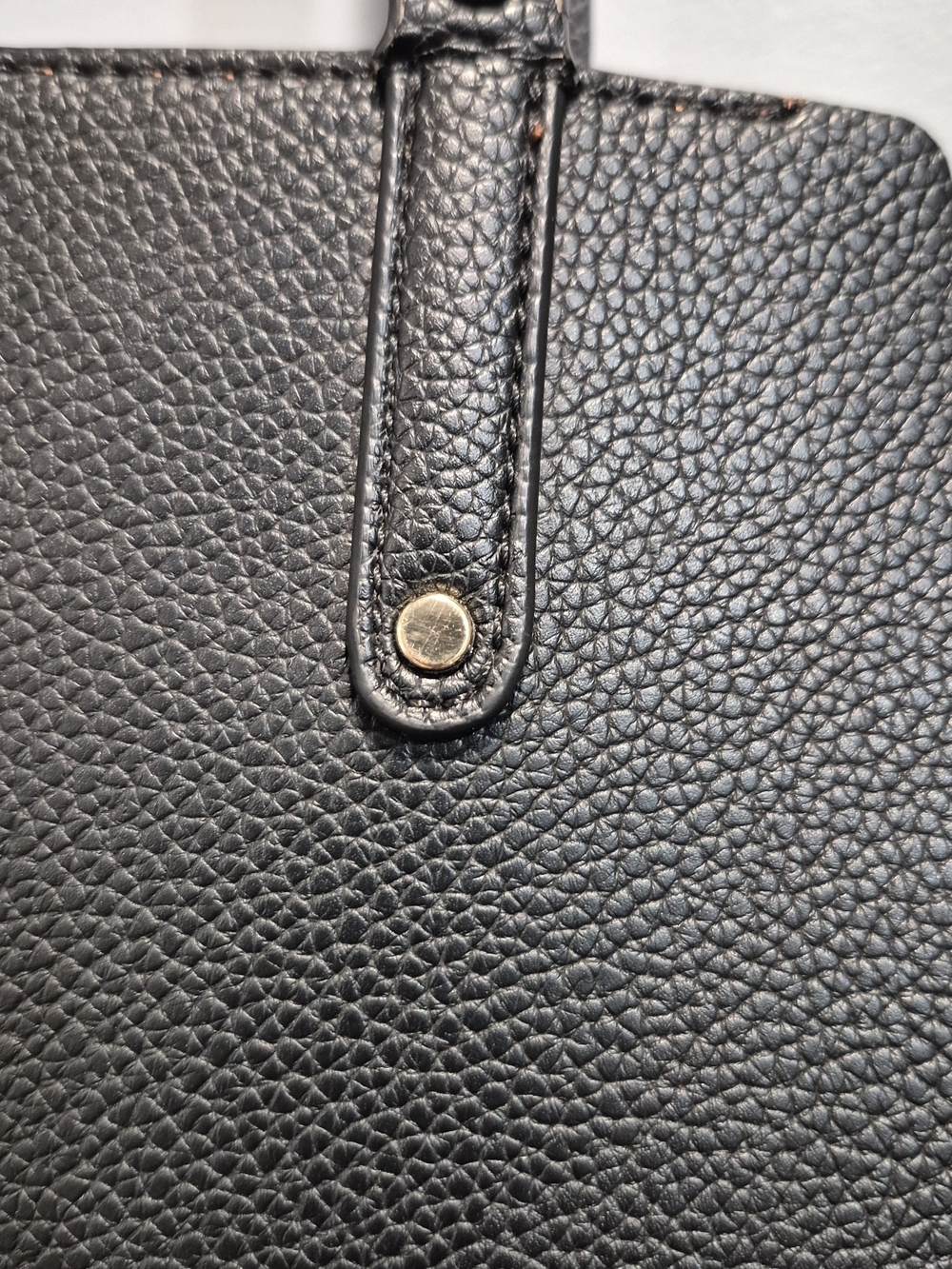 Calvin Klein Black Leather Tote Bag - Picture 6 of 16